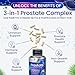 Prostate Health Supplements for Men - Saw Palmetto 10:1 Extract 5000mg Equvilaent with Stinging Nettle, Pumpkin Seed, Bottled in USA, Prostate Supplement for Urinary Support, Vegan - 60 Capsules