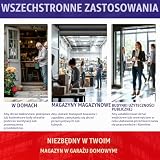 Chle-Mar Podpórka do drzwi 300 x 25 mm, metalowa stopka do drzwi