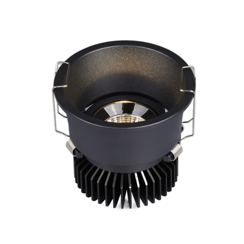 GTHTUHFD Modern Creativity Led Recessed Ceiling Light Downlights 7W,10W Black Cup Can Lights With Baffle Trim, 140Lm/W,3.3In Led Recessed Lightingled Recessed Light/4000K/10W,3000k-7W