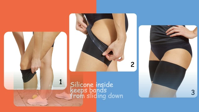 Bandes Anti-frottements Cuisses Noir | 3 Suisses