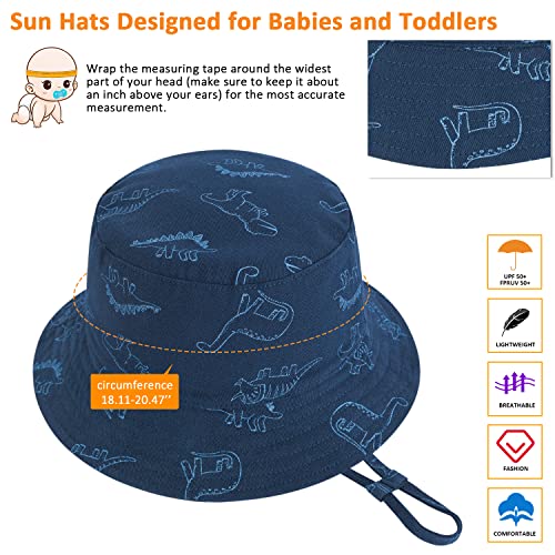 Baby Boy Sun Hat, Summer Beach UPF 50+ Sun Protection Hats, Toddler Kids Wide Brim Sun Hats Cap2