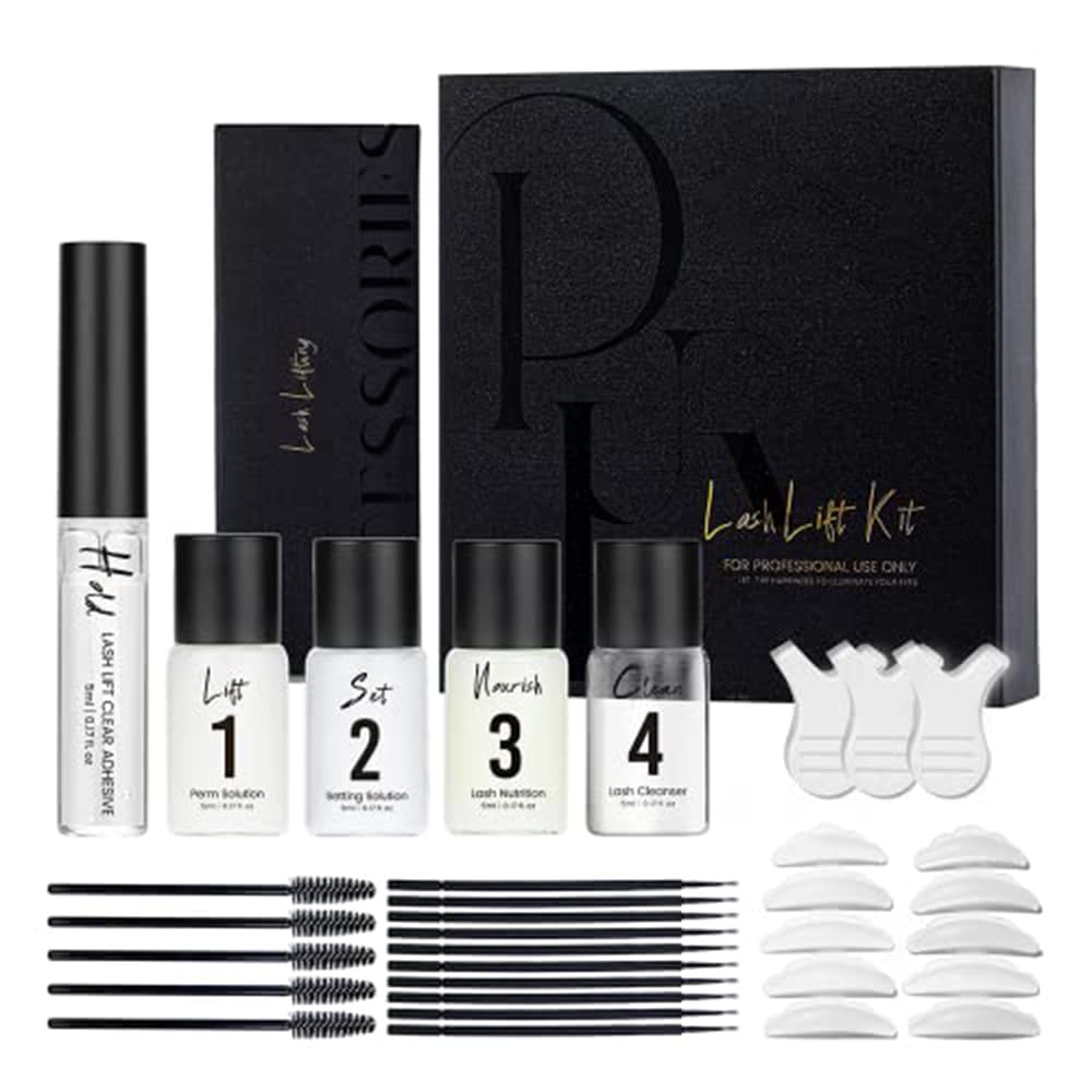 MAKINGTECLash Lift Kit Lash Lifting Kit, Perming Curling Eyelash Lift Kit Semi-Permanent Eyebrow Lamination Kit for Beginner and Professional Eyelash Perm Kit