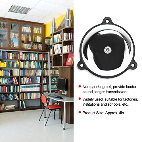 Fydun Alarm Bell,100mm 4in Electric, No Sparking Alarm for Alarm Bell Time Bell School Factory Agencies(DC24V) (DC12V) by Fydun - Image 7