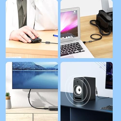 Vskey Clip-On Noise Filter,Vskey[10Pcs 5Mm] Anti-Interference High-Frequency Ferrite Core Choke Cable Clip For Home Audio System,Tvs,Speakers,Radio,Audio Equipment Noise Suppressor  thumb #5