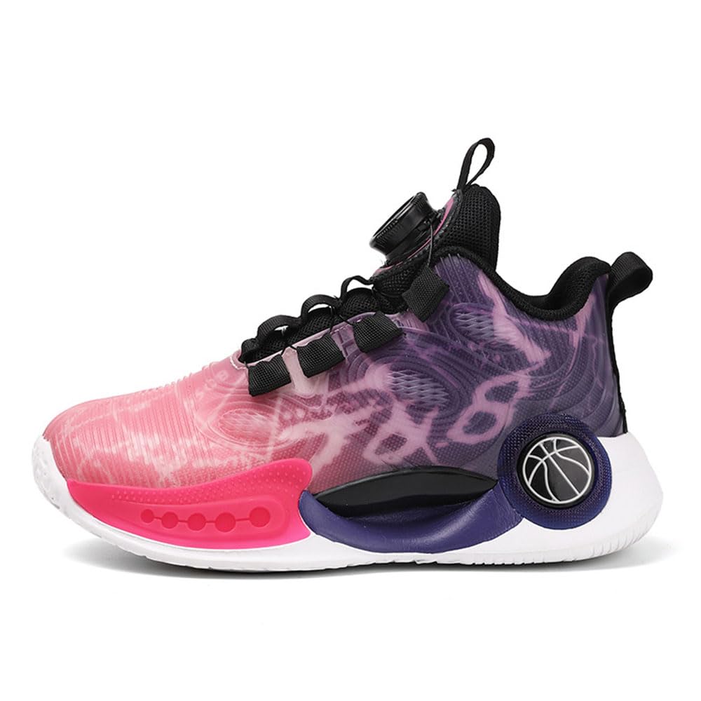 Hixingo 2024 Enfant Chaussure de Basketball, Garçon Sneakers Baskets Enfant Filles Mode Baskets de Basket-Bal pour Chaussures de Sport, pour Mixte Jeunes Homme Femme 30-39