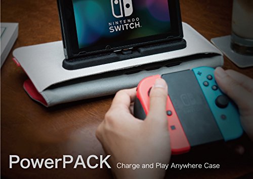 SWITCHEASY Portable Battery and Joy-Con Grip Holder Case with Built-In 7 Game Cards Pocket, L-shape Cable for Nintendo Switch 2017 image 5