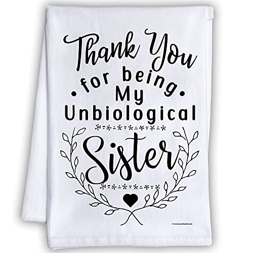Funny Kitchen Tea Towels - Thank You For Being - Funny Kitchen Towels Decorative Dish Towels With Sayings, Funny Housewarming Kitchen Gifts - Multi-Use Cute Kitchen Towels - Funny Gifts For Women #TOP25