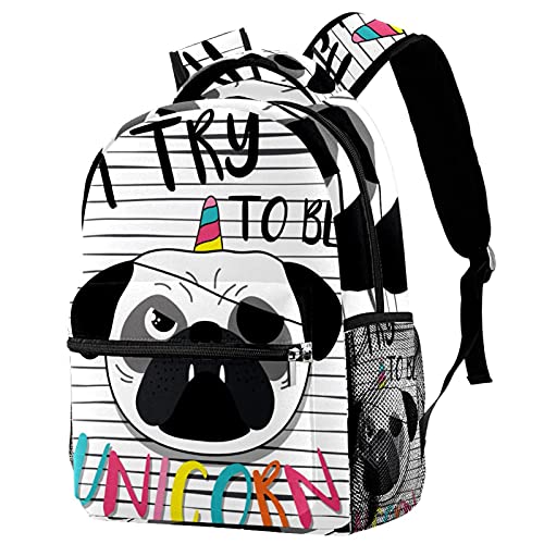 Sac à dos carlin enfant pour ranger facilement ses affaires et sa gourde