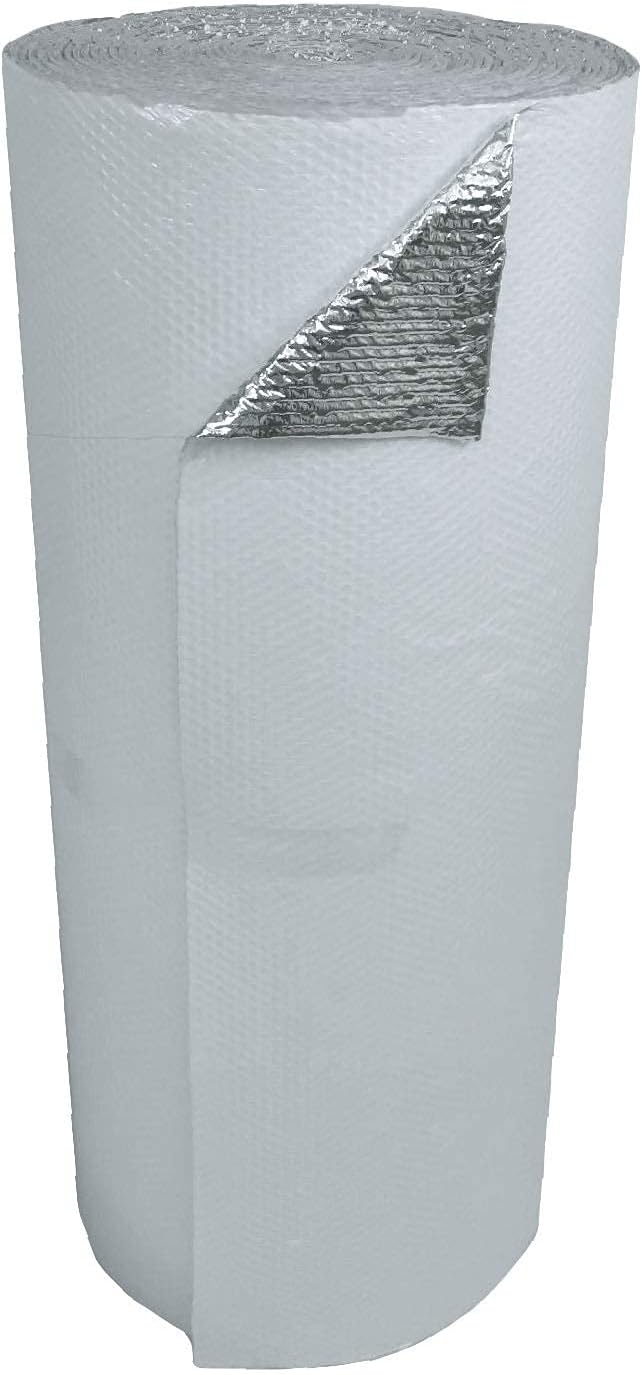 US Energy Products (Pack of Four - 48" x 100') White Double Bubble Reflective Foil Insulation Thermal Barrier R8 - - 