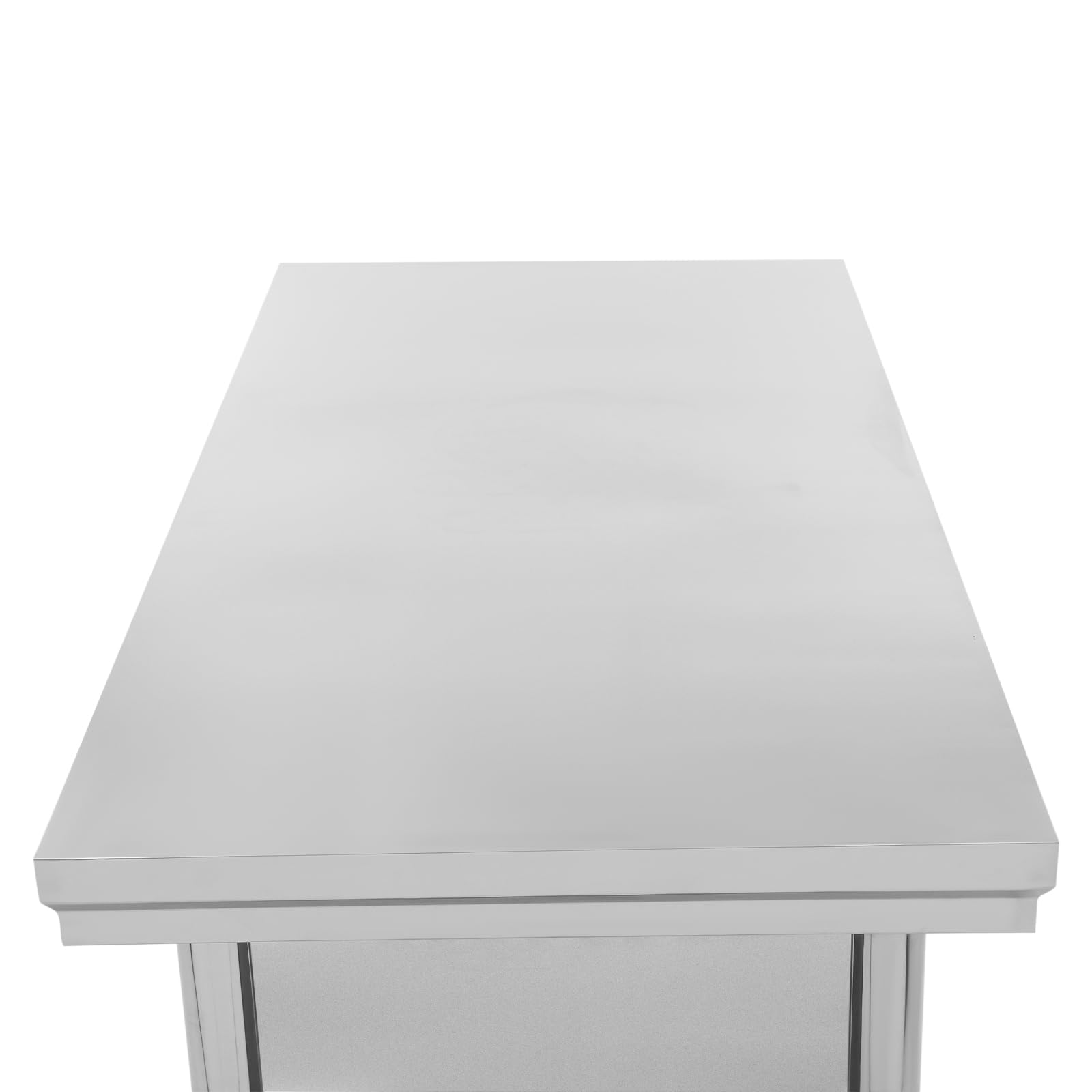 Tavolo da lavoro in acciaio inox con 3 ripiani, tavolo da lavoro in acciaio inox, fino a 100 kg, 120 x 60 x 90 cm