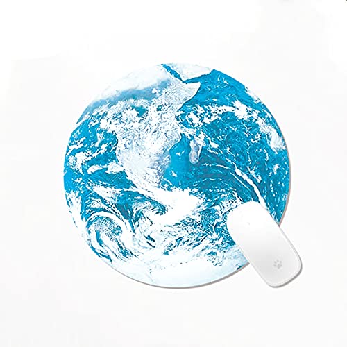 Tapis de Souris Rond WREWING 220 x 220 x 2 mm-Accessoires de Clavier de Jeu en Caoutchouc Antidérapant et Résistant à L'usure (RM-15) Cover