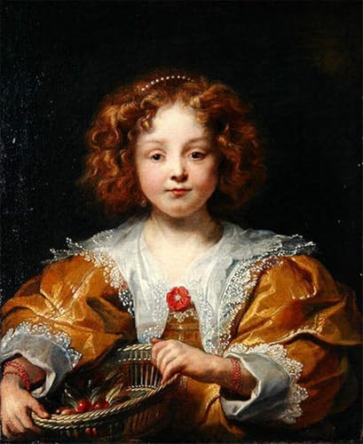 Portrait d'Anna Catherine Jacob Jordaens affiche impression art toile 60x90
