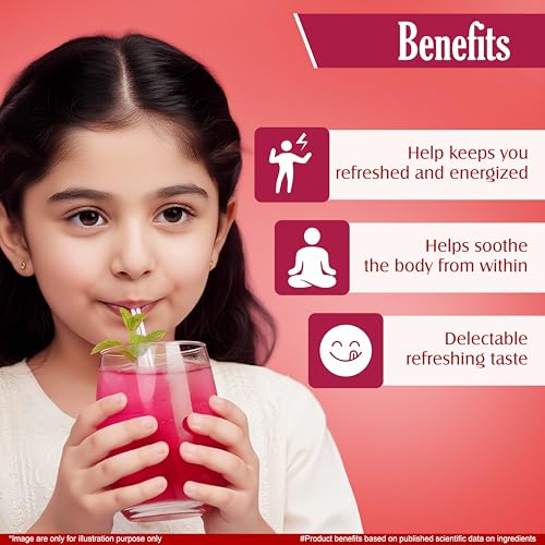Image of Multani Rose Sharbat (750 ml) Pack of 2 | Herbal Summer Drink | Natural Ingredients - Shankhpushpi, Banafsha, Saunf, Mango, Khas, Nilofar | Refreshing Cooling Sharbat