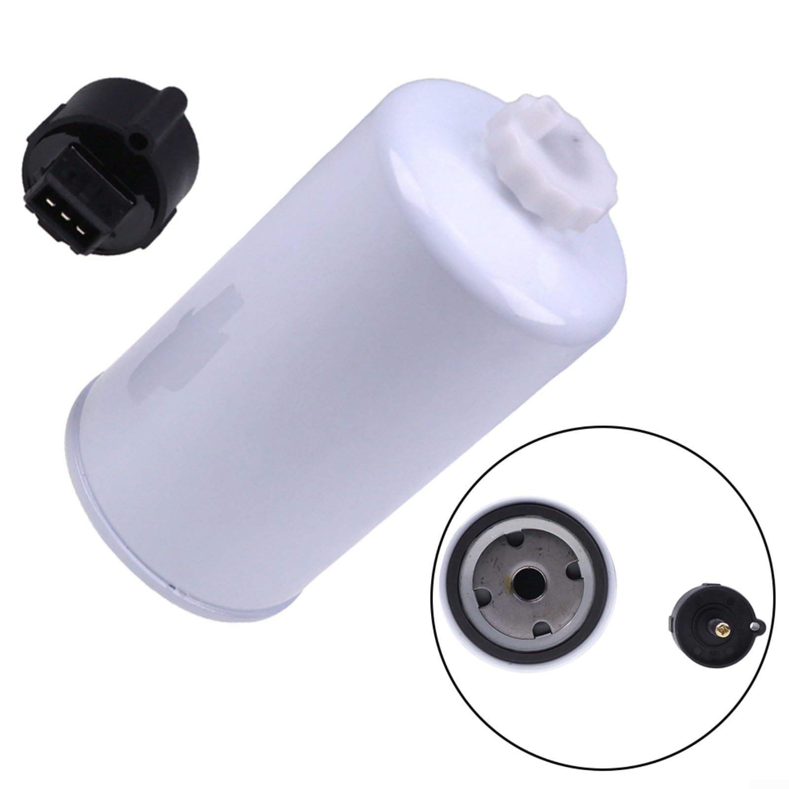 Filtro de combustible con interruptor de sensor 1J430-43060 1J430-43880 para motor Kubota V3800 V3307 V2403 V1803, precisión de filtrado de 5 µm