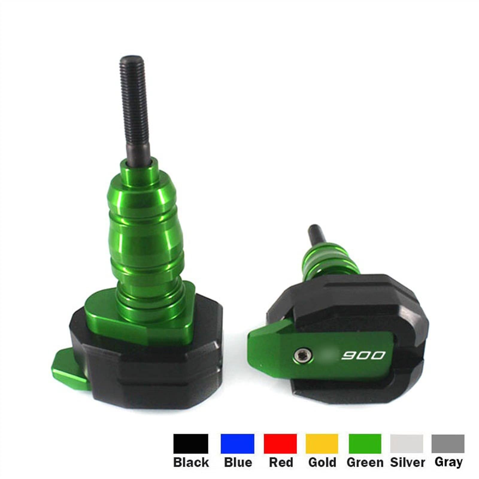 Motorrad Sturzpads Für K┐AWASAKI Z650 Z900 Z900RS Z 650 900 2017-2023 Motorrad Absturzsicherung Rahmen Slider Verkleidungsschutz Crash Pad Schutz(Green,Z650)