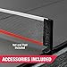 MD Sports 4-Piece Table Tennis Tabletop, Gray & Black (Midsize Conversion Top), 84'' (TT409Y19003)