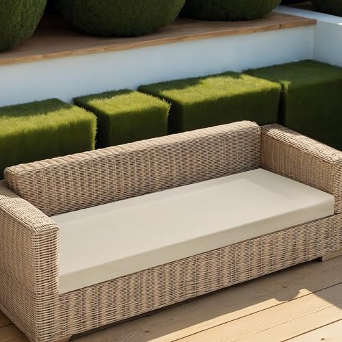 Cojín de banco de tamaño personalizado, resistente a la intemperie, resistente al agua, cojines de asiento de espuma personalizados para muebles de patio al aire libre, alféizar de asiento de ventana