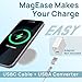Magnetic Wireless Charger, 15W Fast Mag-Safe Charger for iPhone 17/16 Pro Max/16 Pro/16 Plus/16/15/14/13/12 Series and AirPods 4/3/2/Pro，Wireless Charging Pad (White)