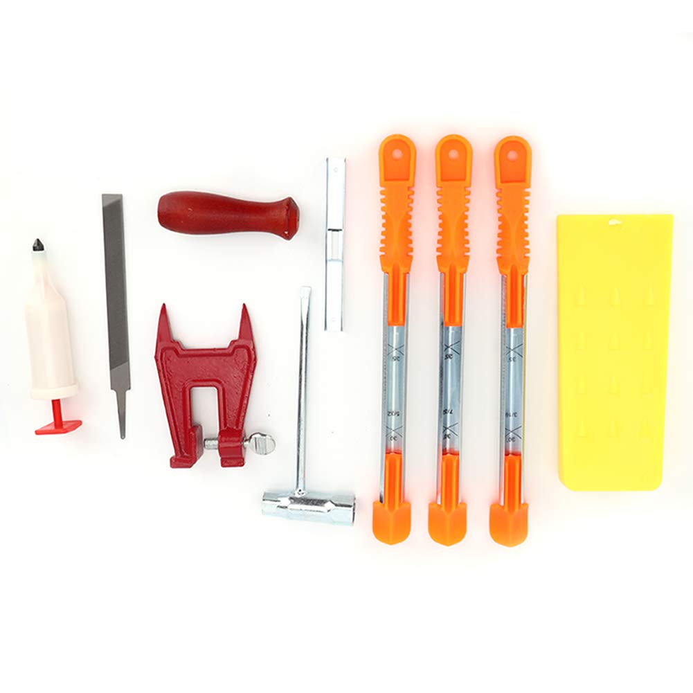 Kit de limas de Motosierra, Herramienta de Afilado para Trabajadores industriales