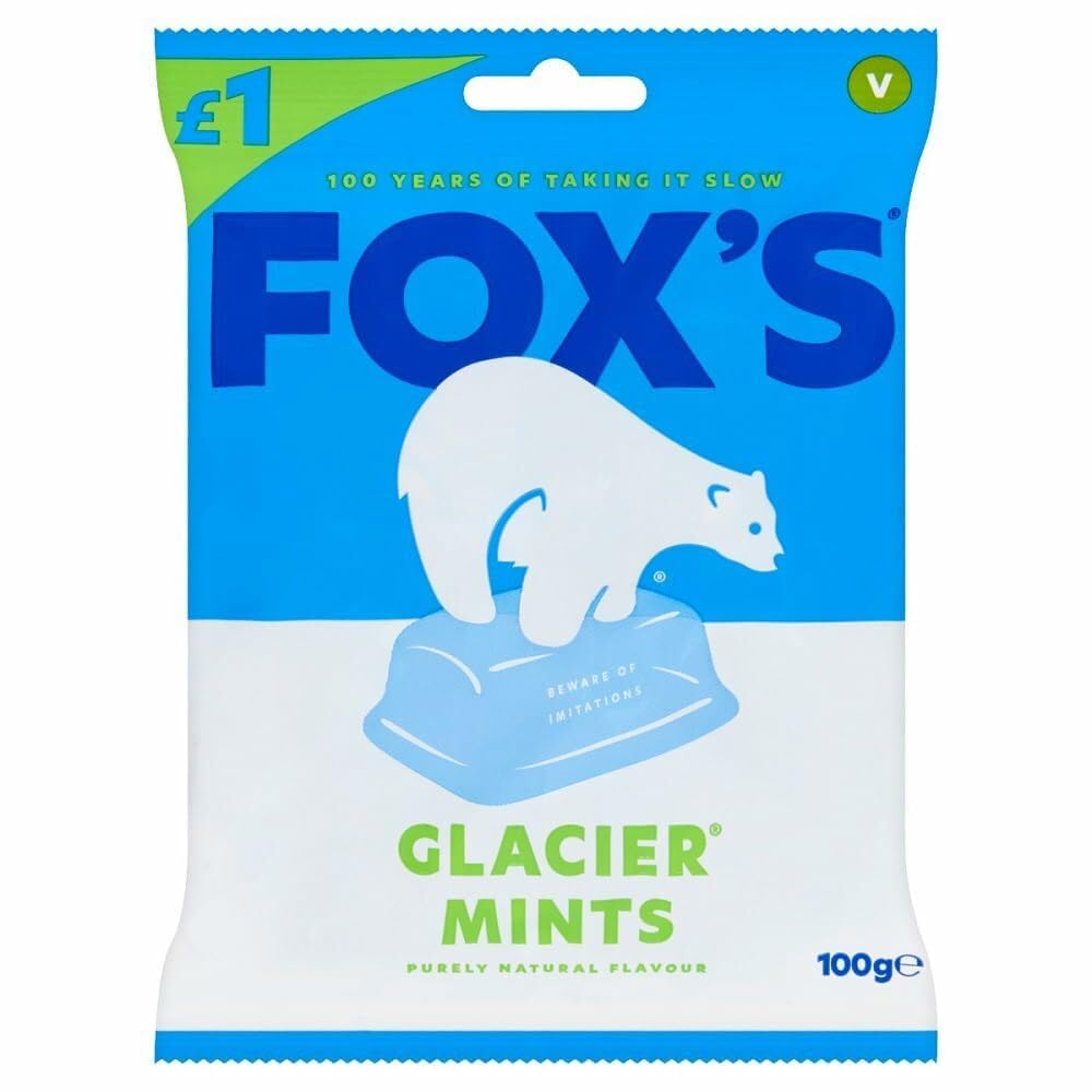 Amazon.com : Foxs Glacier Mints Bag 3.52 Ounce : Grocery & Gourmet