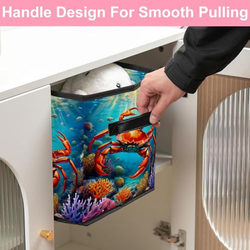 Boîte de rangement pliable crabe pour stopper le désordre - 6