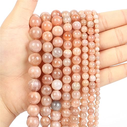 Perles de pierre naturelle ronde de qualité pour collier et bijoux