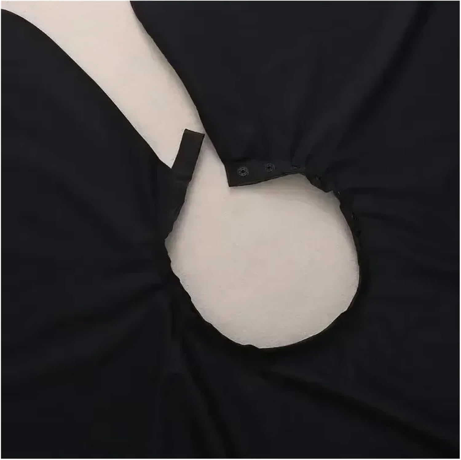 Black Hairdressing Cape Professional Hair Salon Barber Cloth Wrap Protect Gown Apron Waterproof Cutting