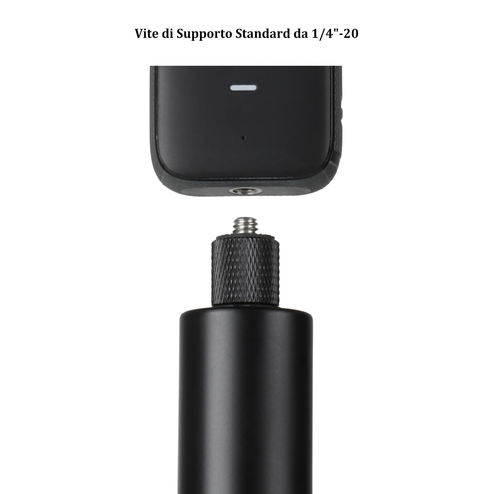 HSU Bastone invisibile per selfie Insta 360, 2 in 1, con treppiede, per Insta 360 X5/X4/X3/ONE X2 Hero 13 Hero 12, 120 cm, colore: nero