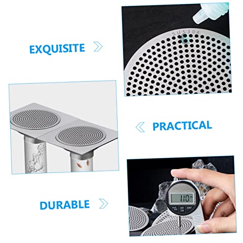 Accessoire pratique pour salle de bain : lot de 5 couvercles de drain