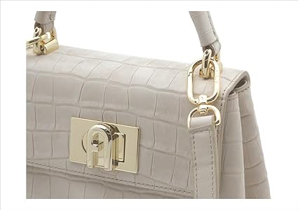 Amazon | [フルラ] 1927 トップハンドル ミニ FULLMOON ベージュ系  