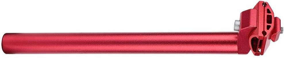 Dilwe Aluminium Bike Seatpost, 25.4*300mm, Red, Mountain Bike - Image 3