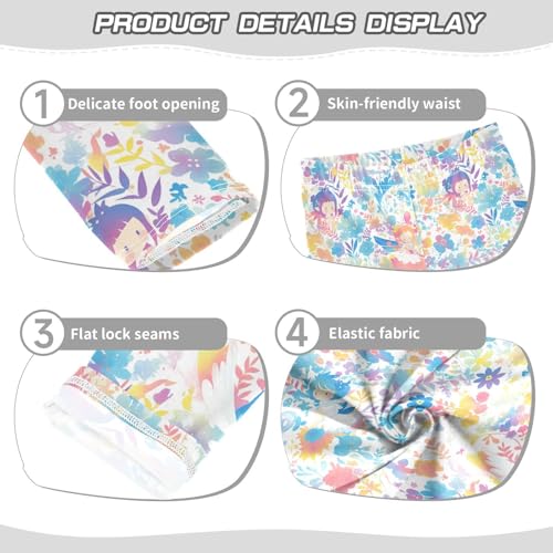 KLL Cute Cute Fairy Toddler Baby Girl Basic Leggings Comfortable Full Length Workout Pants Exercise3