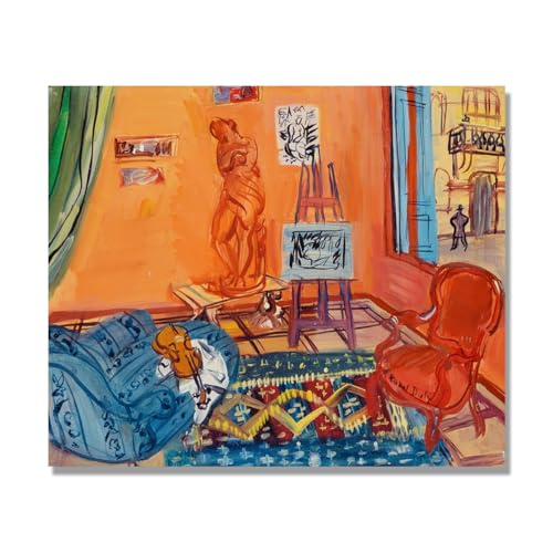 Toile Raoul Dufy Sans titre 28, Décoration Salon Moderne et Lumineux