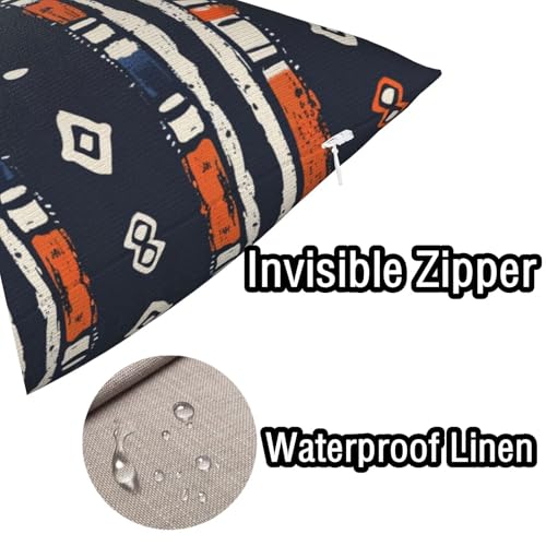 Housses de coussin extérieur imperméable 2 pièces canapé terrasse 40x40