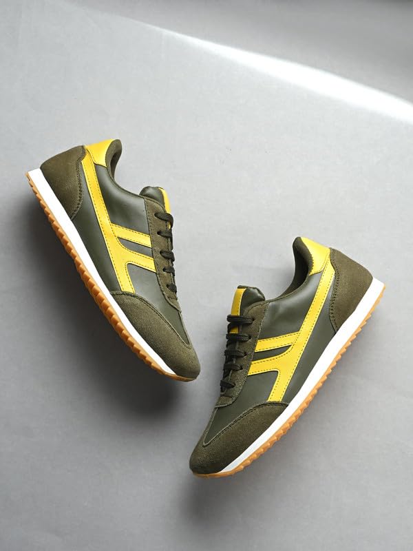 Image of Server Sneakers for Men | Lightweight Casual Shoes for Walking, Training, Gym & Travel | Soft Cushion Sneaker for Boys, Strong Grip Outsole & Colourblocked Style