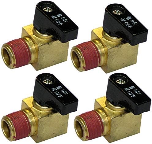 DeWalt/Porter Cable Compressor Replacement (4 Pack) Ball Valve # N072023-4PK