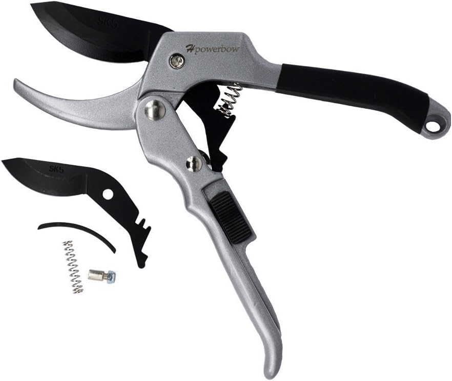 Hpowerbow Garden Scissors Scissors Pulley Effort This Garden Scissors with Lever Principle Save 40% of Your Labour.