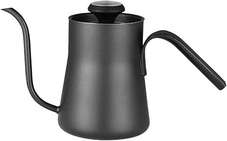 Amazon Flameer コーヒーポット ステンレス製 細口 長い口 コーヒーケトル ドリップ 温度計 蓋付き 小型 400ml コーヒーポット ステンレス製 細口 長い口 コーヒーケトル ドリップ 温度計 蓋付き 小型 400ml ブラック ドリップポット オンライン通販