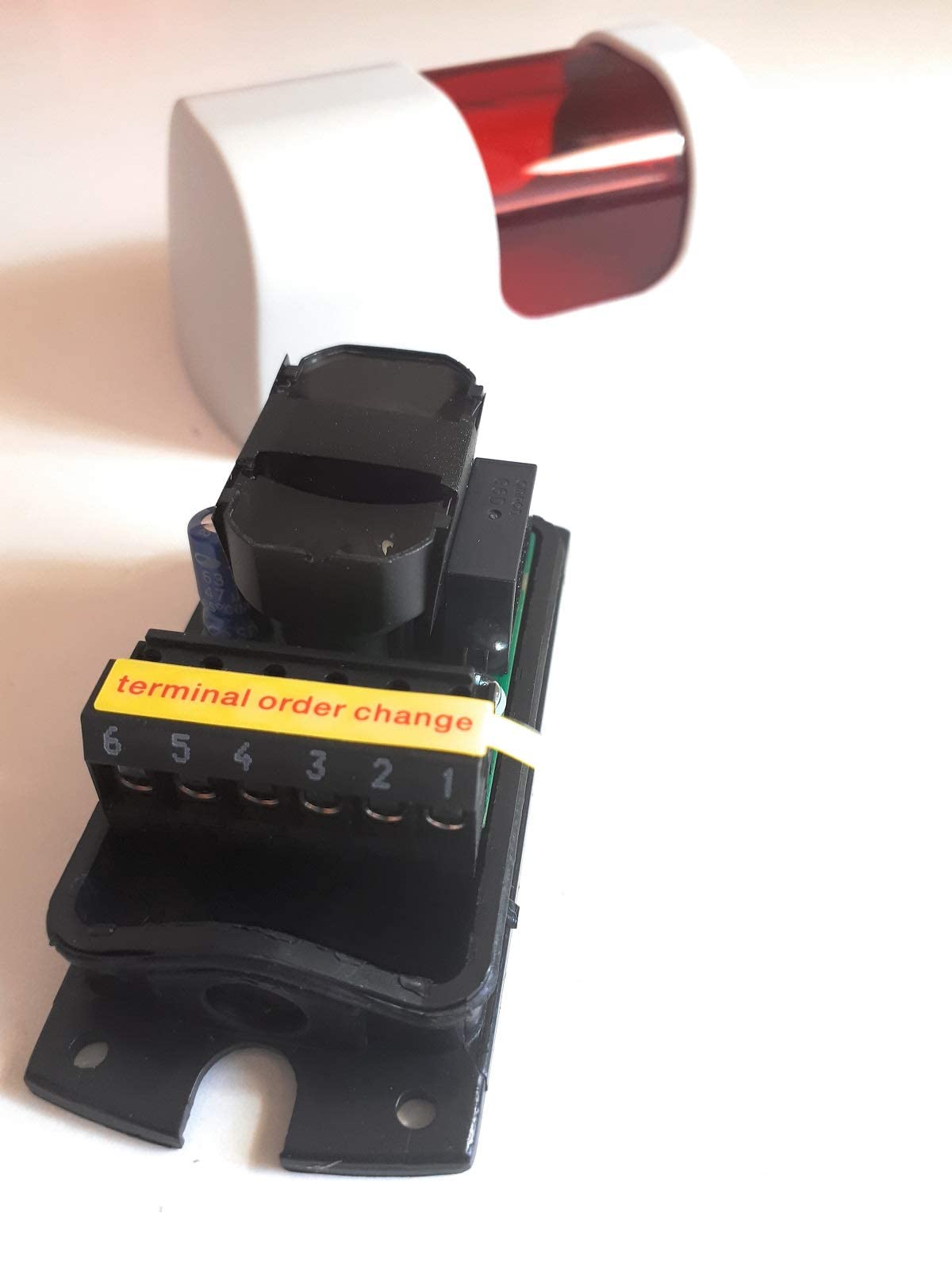 Fotocélula de reflexión con Espejo polarizada, Compatible con Muchas Marcas y Modelos de Motor o Central de Puerta automatica de Garaje o Parking y Aplicaciones industriales, Sensor de obstaculos