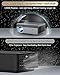 4K Smart Projector 5G WIFI,Native 1080P Ultra HD Home Theater Projector with Android TV Bluetooth WLAN,800ANSI High Brightness Outdoor Movie Projector for iPhone,Support Prime Video,YouTube