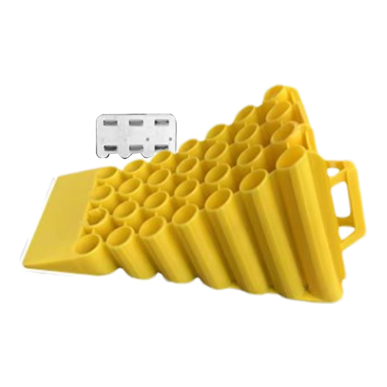Cunei per ruote, blocco per pneumatici antiscivolo, tappo in resistente | stabilizzatore di parcheggio portatile, presa pesante, strumento di sicurezza, affidabile per auto, SUV, camion