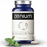 Zenium Stress Relief Supplement Supports Mood & Mental Focus - Feel Calm and Relaxed - Eases Tension & Nervousness - Ashwagandha, Magnesium & L-Theanine - Great for Gift Items - 60 Capsules