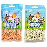Enthält 2000 Perlen, einschließlich Butterscotch (1000) und Creme (1000)