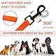 CNMTCCO Schleppleine 10m für Hunde,Robuste Trainingsleine,schmutz- und wasserabweisend,Robuste & Reißfeste Hundeleine mit Handschlaufe und Karabiner, für Kleine bis Große Hunde(Neon Orange)