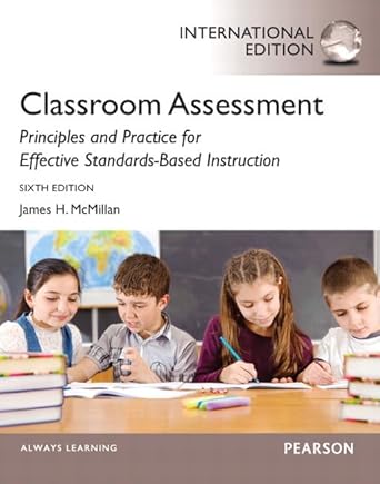 Classroom Assessment: Principles and Practice for Effective Standards ...