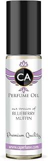 CA Perfume IOriginals Blueberry Muffin Unisex Fragrance Oil Gourmand Scent Long Lasting Perfumes for Women & Men Travel Size TSA Ready Mini Parfum Body Oil Roll-on 0.33 Fl Oz 10ml