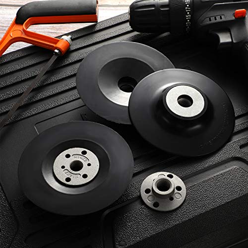 Mudder MUDDER-DISC-D54 3 Pieces 4-1/2 Inch 14 Mm Sanding Disc Backing Pads Replacement Disc Backing Pads Sander Backup Pad With M14 Thread Lock Nut For Angle Grinder thumb #5