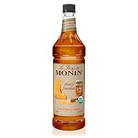 Vista 10 de Monin - Jarabe de Agave Orgánico, Dulce y de Sabor Completo, Ideal para Cualquier Bebida, Sin Gluten, No Transgénico (750 ml)