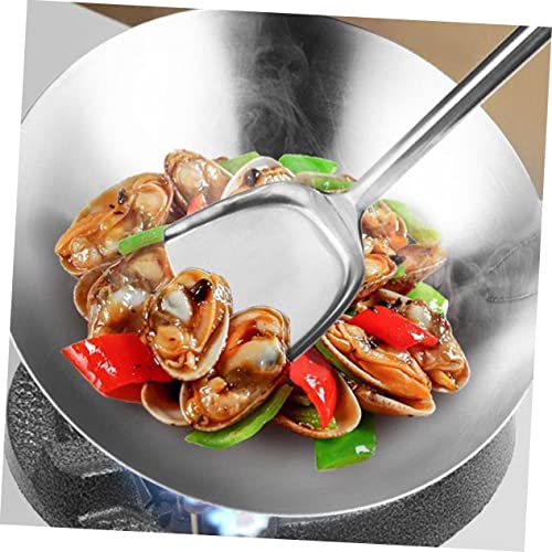 Wok de acero inoxidable con mango ergonómico miniatura 5