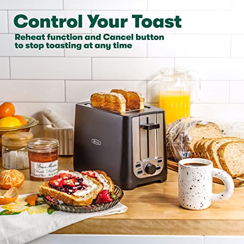 Bella 17608 2 Slice Toaster With Auto Shut Off - Extra Wide Slots & Removable Crumb Tray And Cancel thumb #2